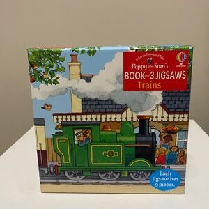 Usborne Trains Jigsaw 🖤3 for 10🖤